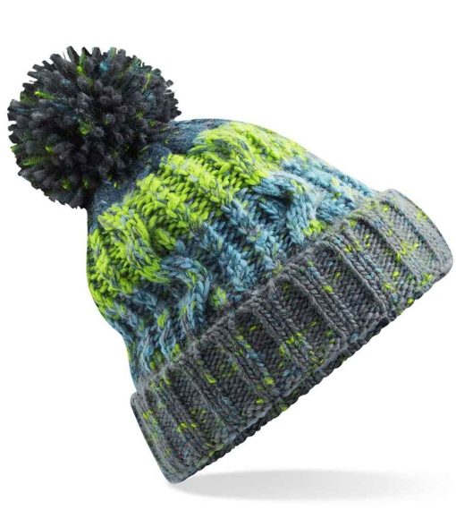 Beechfield Corscrew Pom Pom Beanie