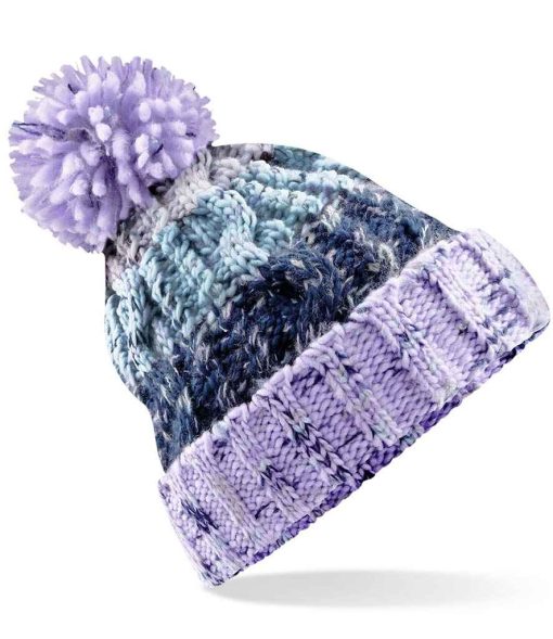 Beechfield Corscrew Pom Pom Beanie