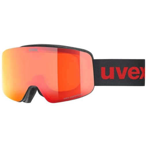 Uvex Ski Goggles PWDR FM black red