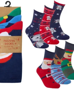 ladies christmas festive socks