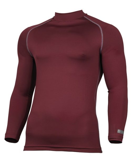 Rhino Base Layer Long Sleeve Top maroon